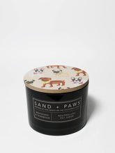 Sand + Paws Mahogany & Teakwood 12 oz scented candle