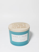 Sand + Paws Golden Citrus 12 oz scented candle