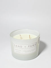 Sand + Paws Tropical Citrus 12 oz scented candle