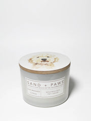 Sand + Paws Sun Washed Citrus 12 oz scented candle