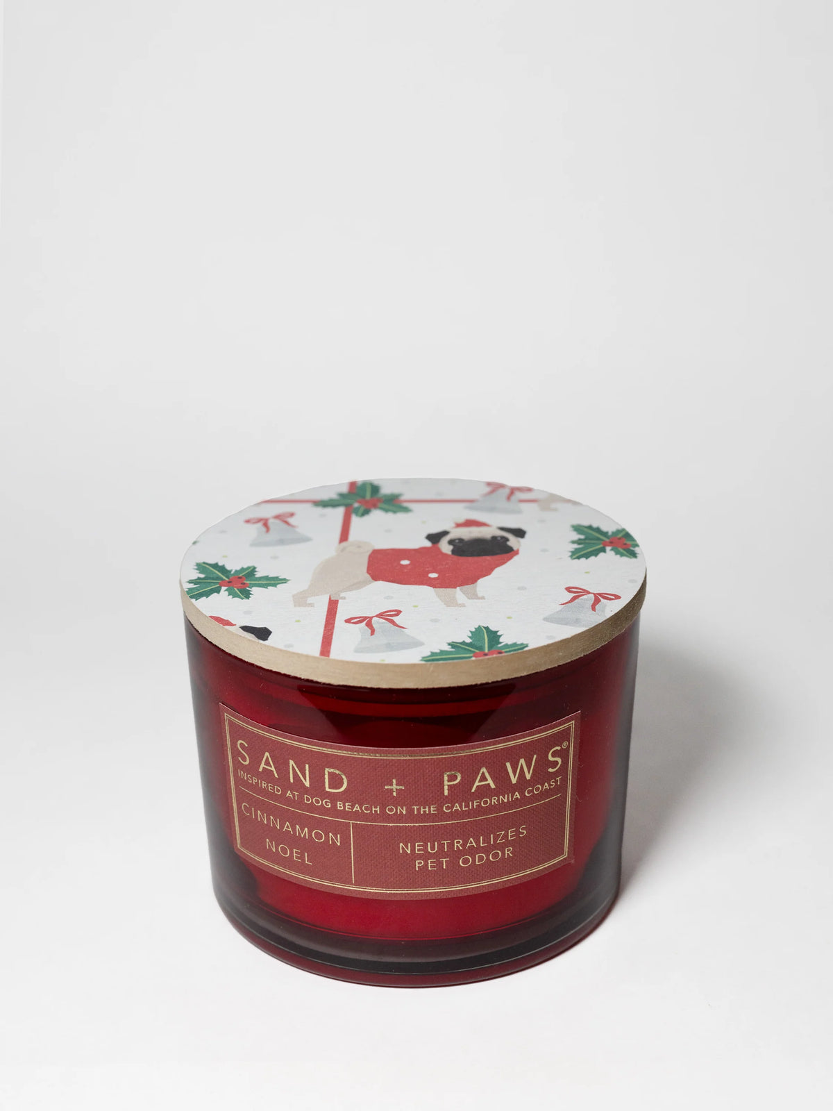 Sand + Paws Cinnamon Noel 12 oz scented candle