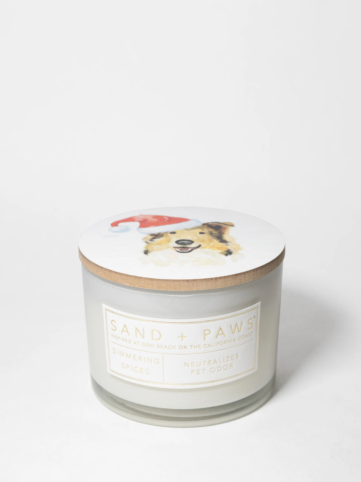Sand + Paws Simmering Spices 12 oz scented candle
