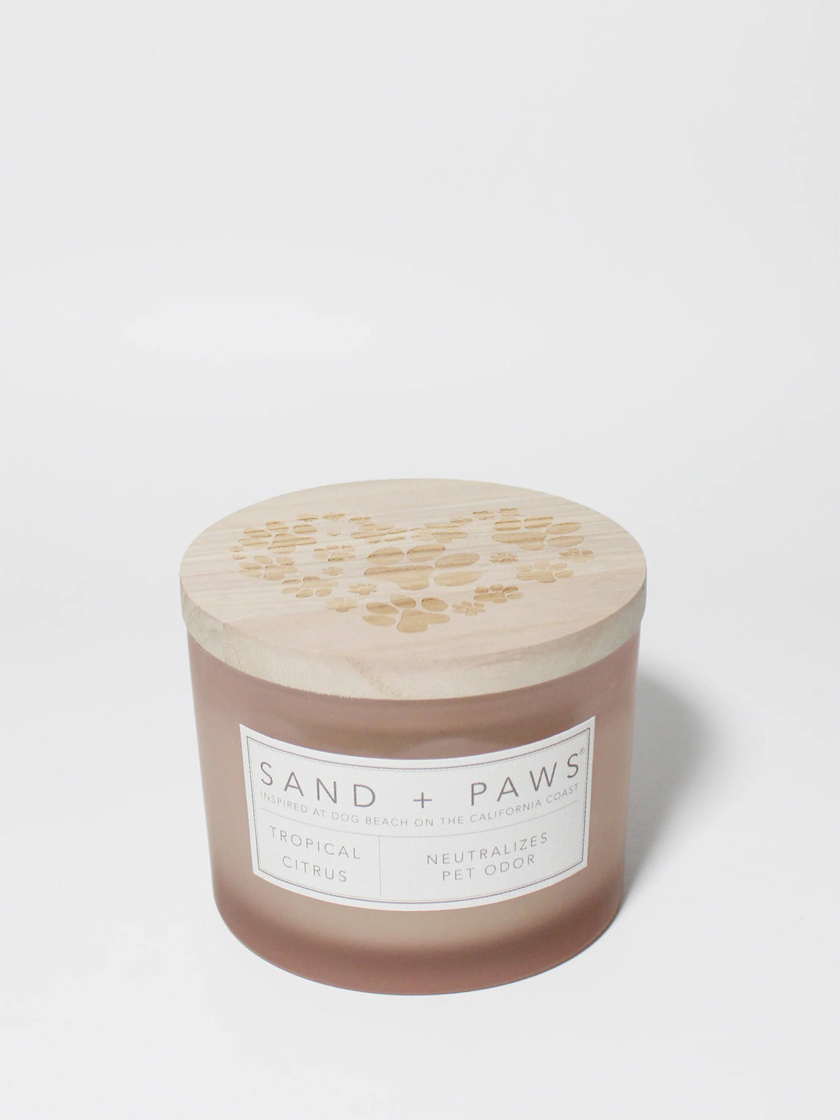 Sand + Paws Tropical Citrus 12 oz scented candle