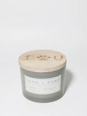Sand + Paws Amber & Fig 12 oz scented candle