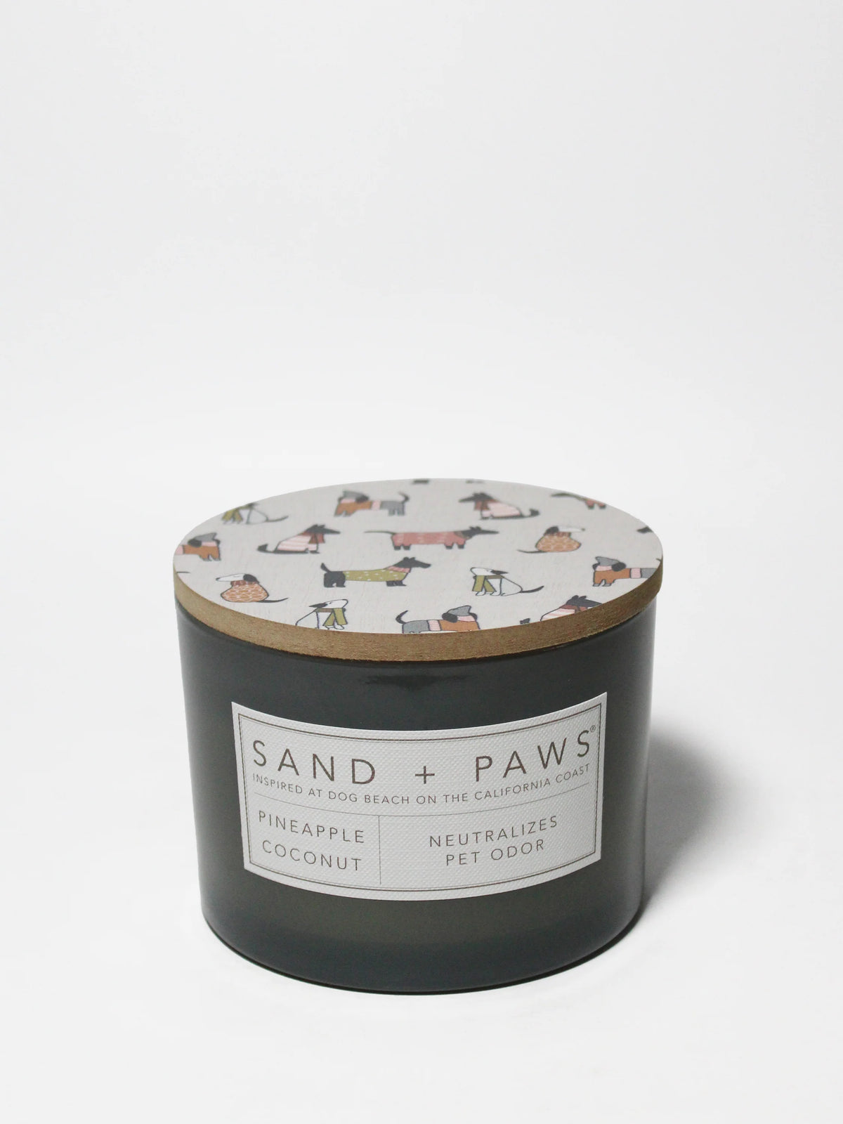 Sand + Paws Pineapple Coconut 12 oz scented candle