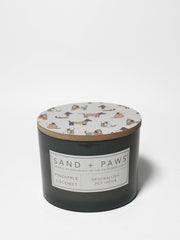 Sand + Paws Pineapple Coconut 12 oz scented candle