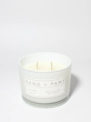 Sand + Paws Ocean Mist 12 oz scented candle