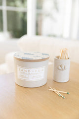 Vanilla Snowflake 12 oz scented candle