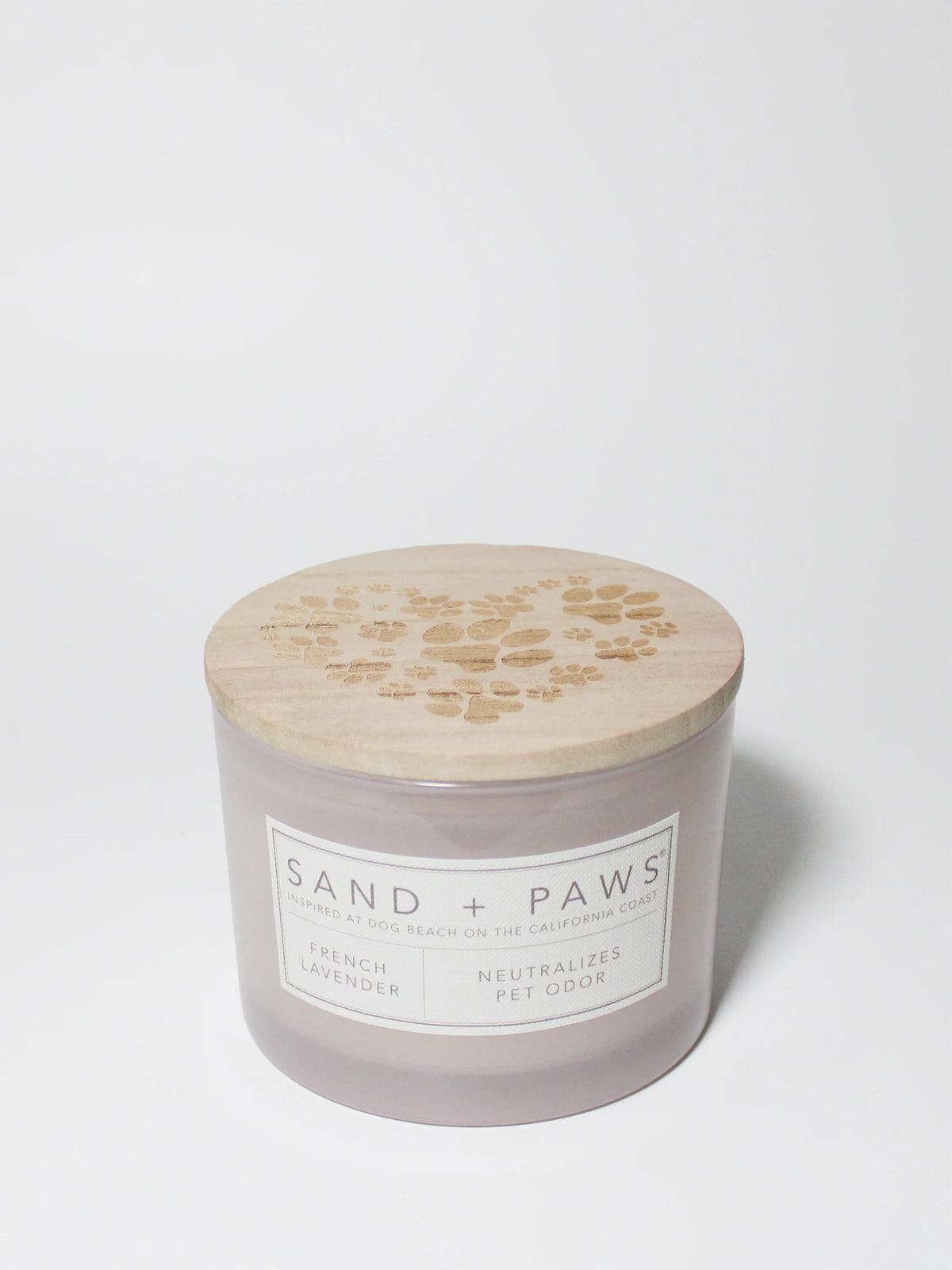 Sand + Paws French Lavender 12 oz scented candle