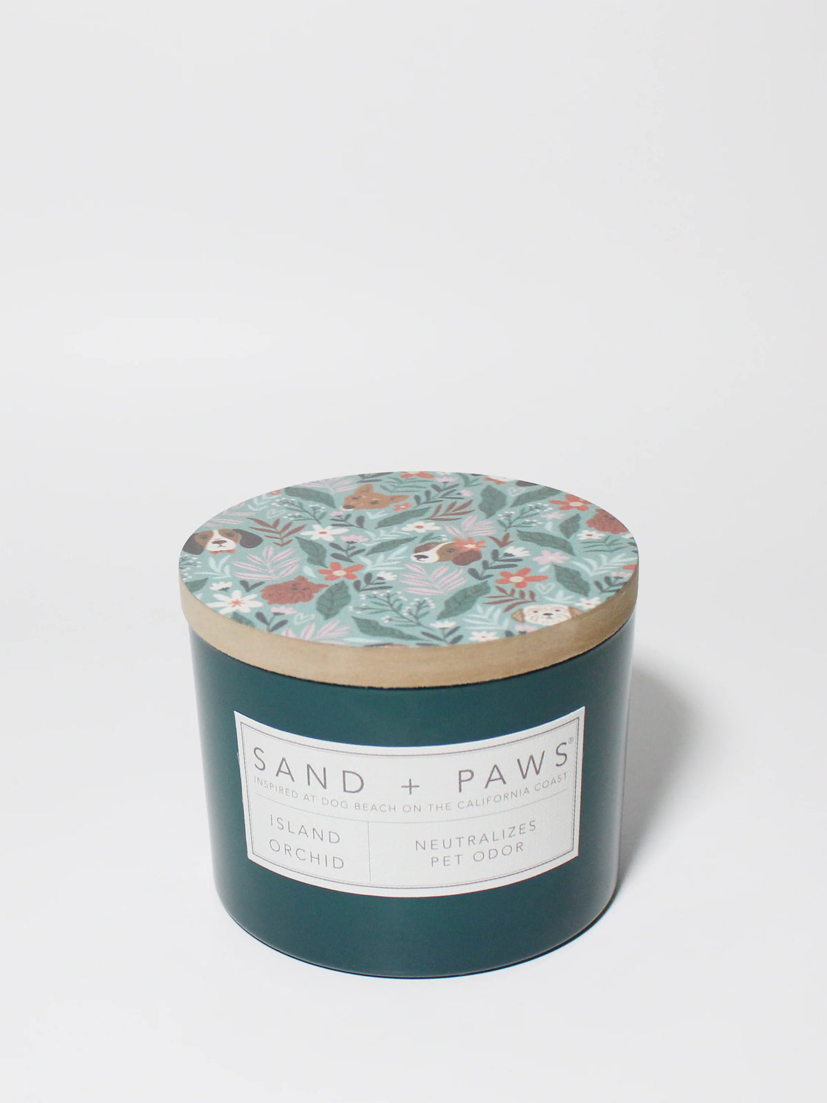 Sand + Paws Island Orchid 12 oz scented candle
