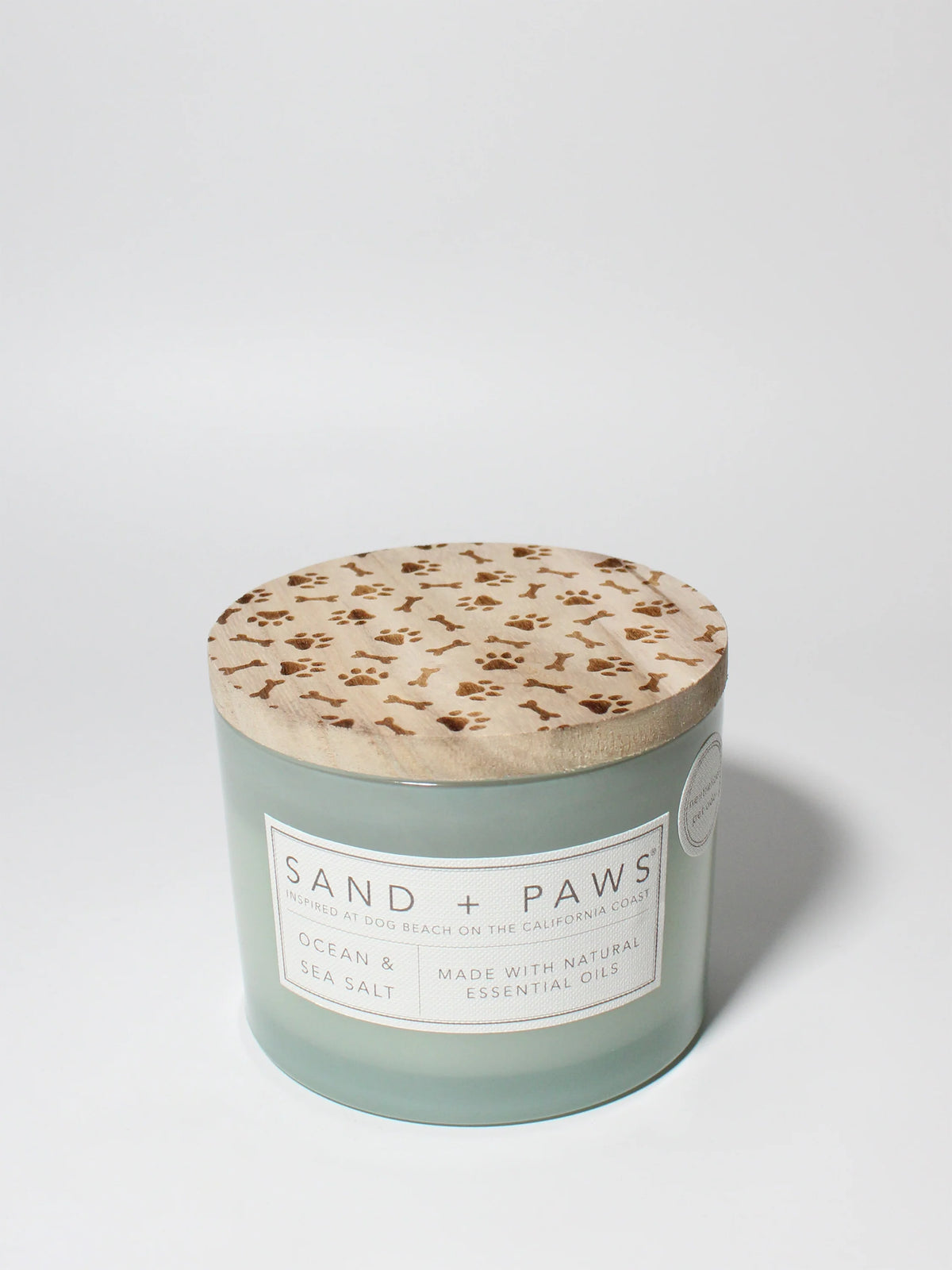 Sand + Paws Ocean & Sea Salt 12 oz scented candle