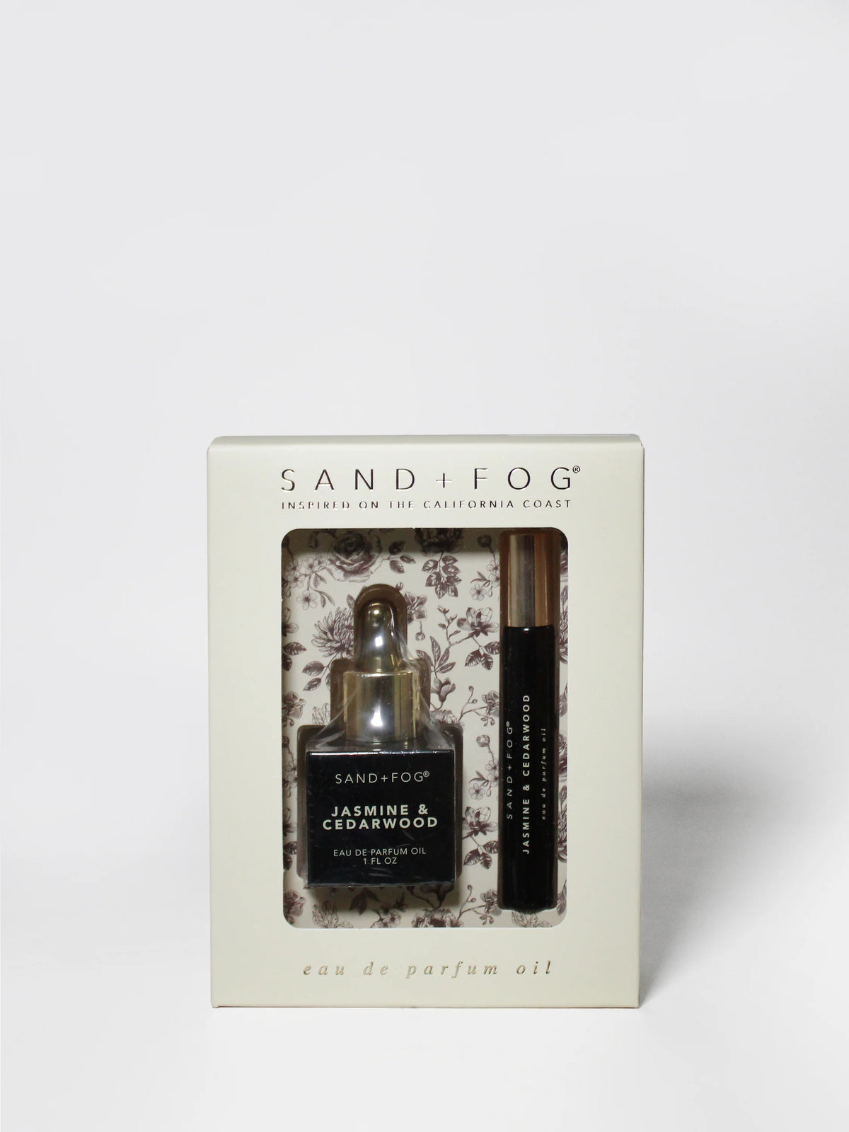 Perfume Oil Rollerball and Perfume Dropper Set - Jasmine & Cedarwood