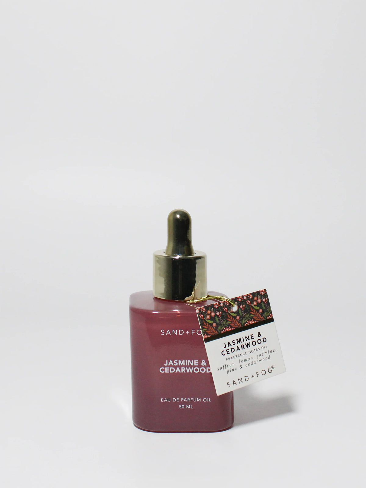 Jasmine & Cedarwood 50 ml Perfume Oil Dropper