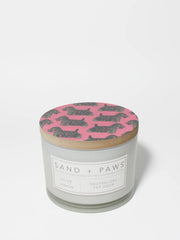 Sand + Paws Olive Lemon 12 oz scented candle