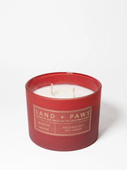 Sand + Paws Winter White 12 oz scented candle