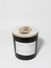 Sand + Paws Teakwood 21 oz scented candle