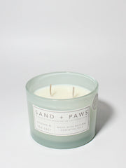 Sand + Paws Ocean & Sea Salt 12 oz scented candle