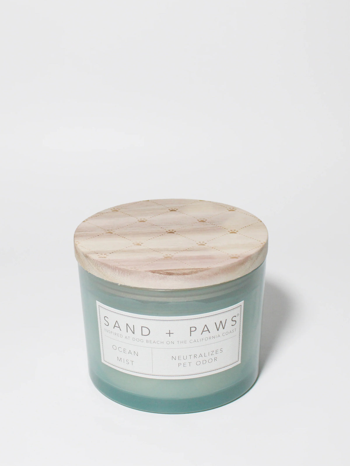 Sand + Paws Ocean Mist 12 oz scented candle