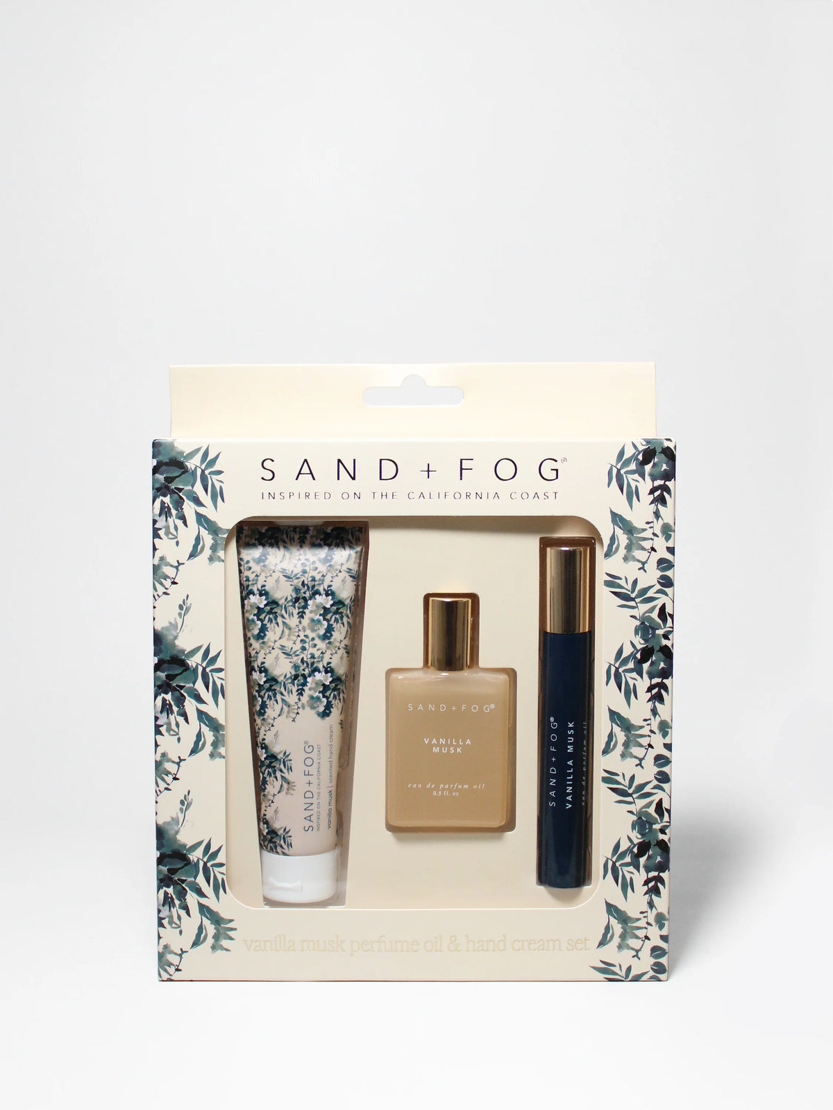 Hand Cream and Perfume Oil Rollerball Set - Vanilla Musk