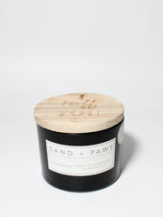 Sand + Paws Teakwood 12 oz scented candle