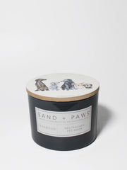 Sand + Paws Teakwood 12 oz scented candle