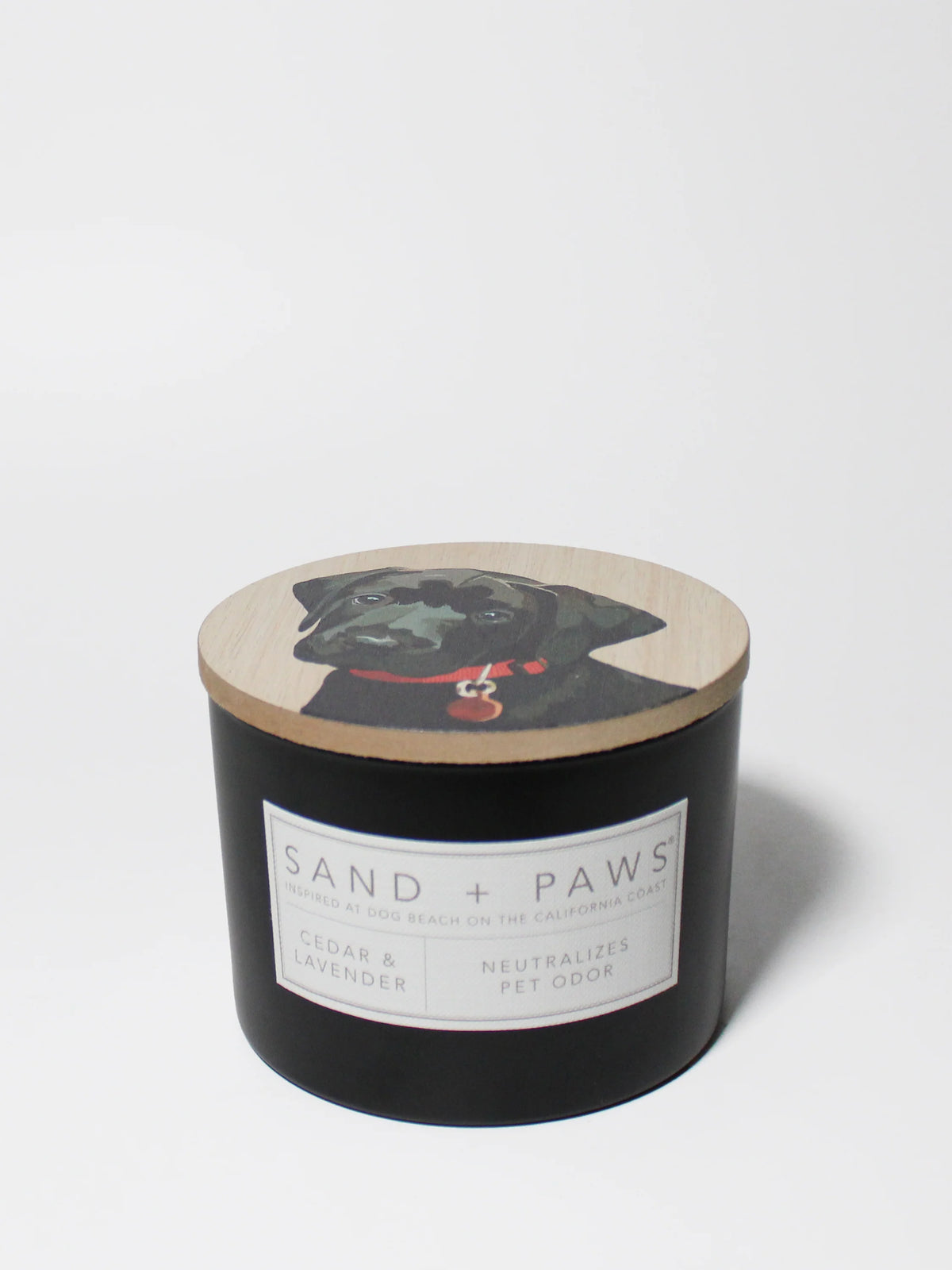 Sand + Paws Cedar & Lavender 12 oz scented candle